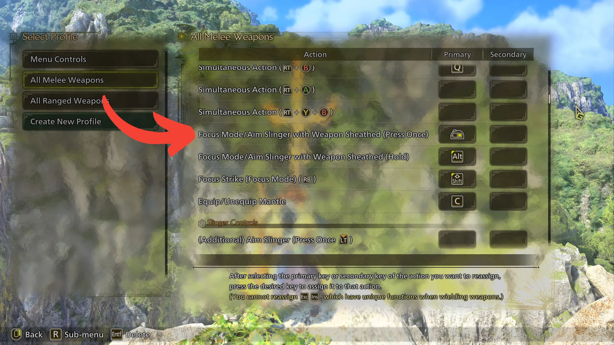 Focus Mode Settings